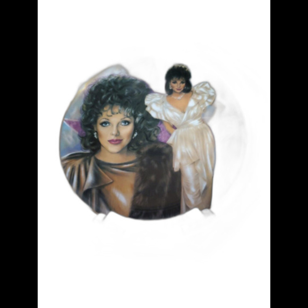 Joan Collins Hollywood Walk of Fame..Danbury Mint Limited Edition Mint Condition